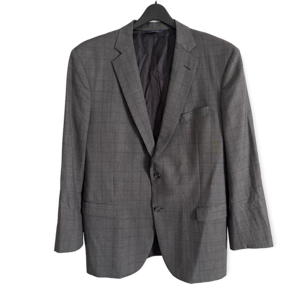 Brooks Brothers Saxxon Wool Madison 1818 Suit Jacket Size 46L